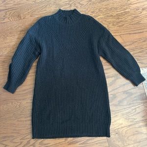 Black sweater dress